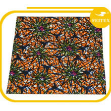 Tissu à la cire pas cher tissu Fashion cire africaine imprime tissu 6 yards pour vêtements